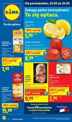 Lidl gazetka - od 23/02/2026 do 25/02/2026